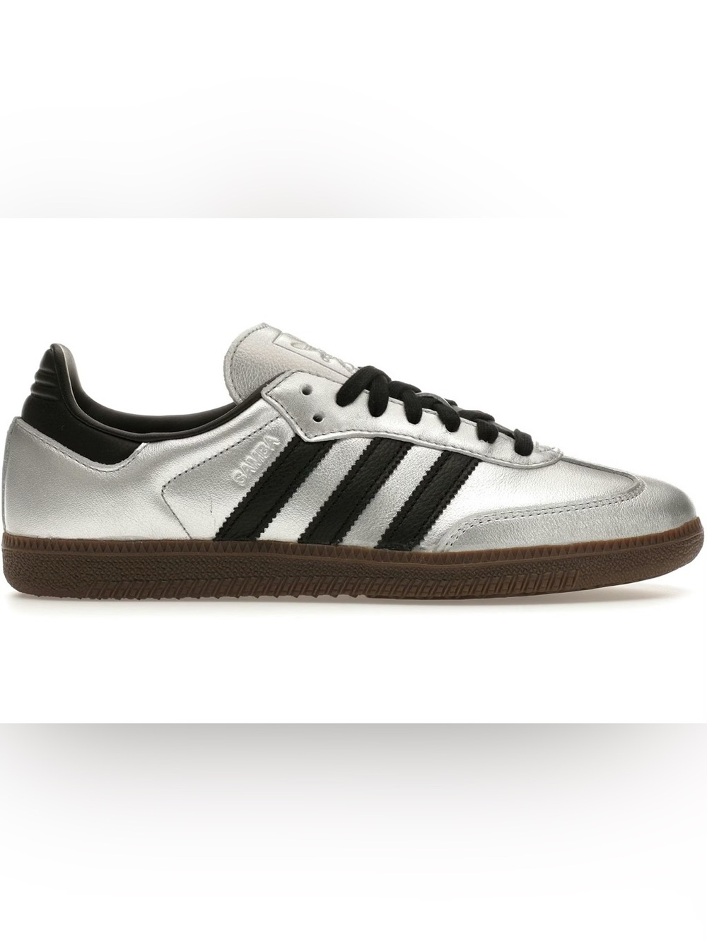 ADIDAS ORIGINALS SAMBA OG - SILVER METALLIC/CORE BLACK WOMEN